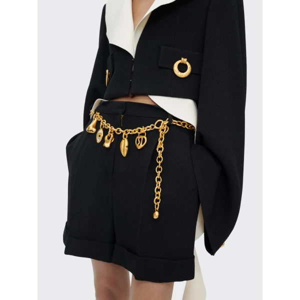 Schiaparelli Low-Rise Key Shorts Shorts in Schiaparelli Authentic Luxury Fashion at Coveti