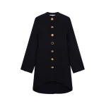 Schiaparelli Mandarin Collar Coat Coats in Schiaparelli Authentic Luxury Fashion at Coveti