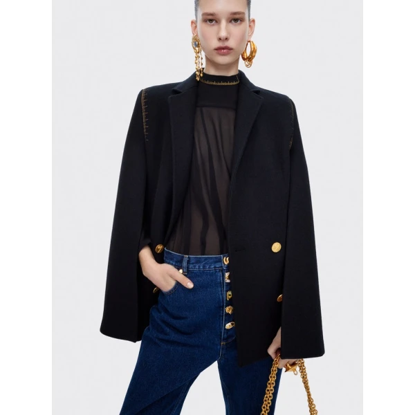 Schiaparelli Measuring Tape Cape Tops in Schiaparelli Authentic Luxury Fashion at Coveti