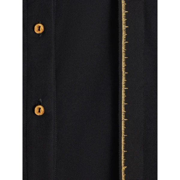 Schiaparelli Measuring Tape Lavallière Blouse Tops in Schiaparelli Authentic Luxury Fashion at Coveti