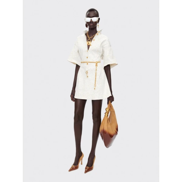 Schiaparelli Measuring Tape Mini Dress Dresses in Schiaparelli Authentic Luxury Fashion at Coveti