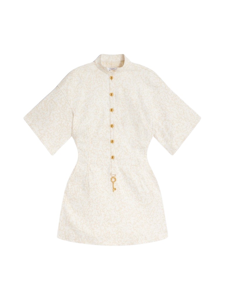 Schiaparelli Measuring Tape Mini Dress