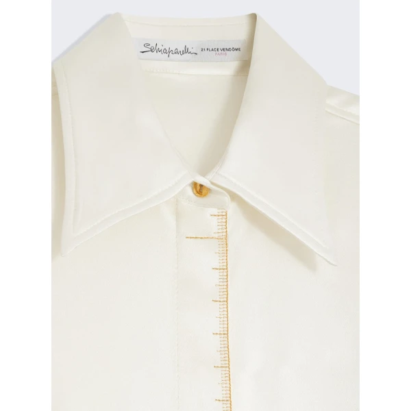 Schiaparelli Measuring Tape Shirt Tops in Schiaparelli Authentic Luxury Fashion at Coveti
