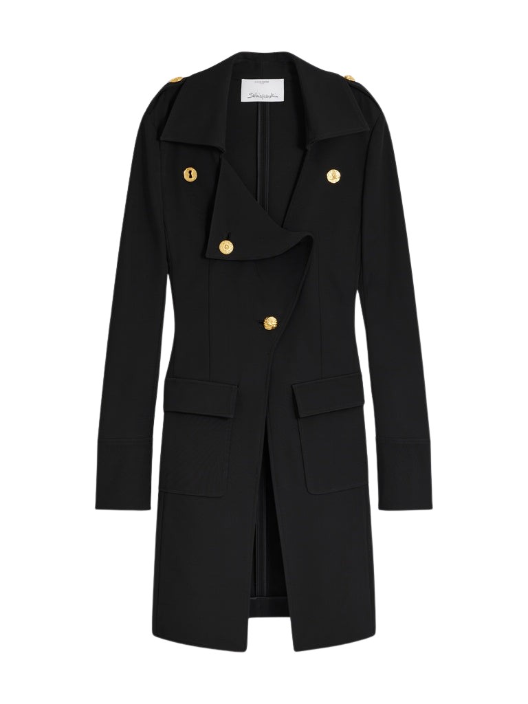 Schiaparelli Military Flowing Coat