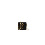 Schiaparelli Mini Leather Keyhole Clutch