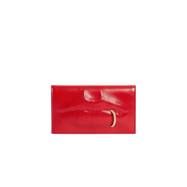 Schiaparelli Molded Mouth Chain Clutch