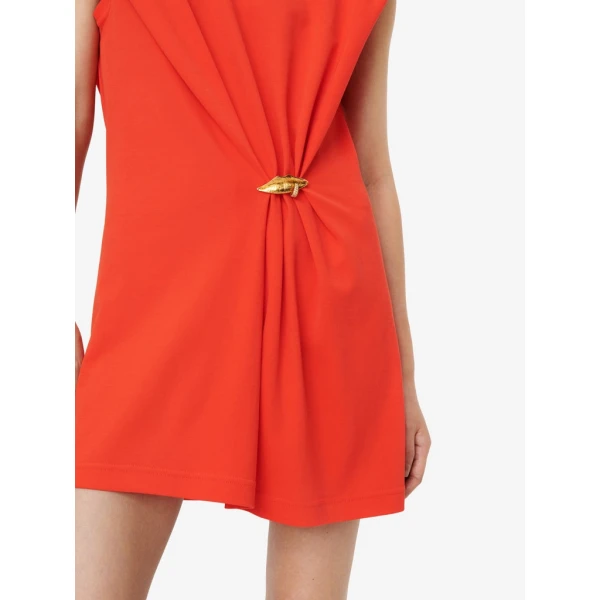 Schiaparelli Mouth Brooch Dress Dresses in Schiaparelli Authentic Luxury Fashion at Coveti