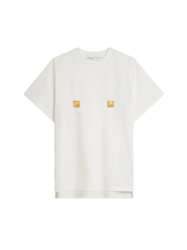 Schiaparelli-Nipples-T-Shirt61310_nobg Schiaparelli Nipples T-Shirt Tops in Schiaparelli Authentic Luxury Fashion at Coveti