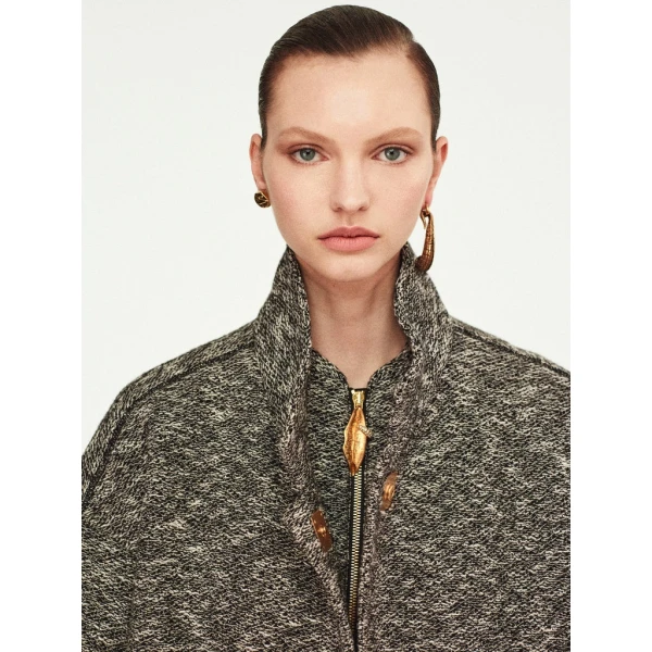 Schiaparelli Oversized High Collar Coat Coats in Schiaparelli Authentic Luxury Fashion at Coveti