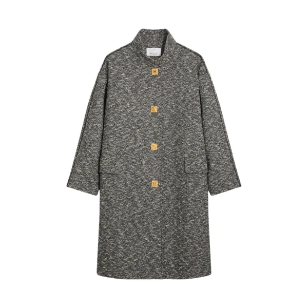 Schiaparelli Oversized High Collar Coat Coats in Schiaparelli Authentic Luxury Fashion at Coveti