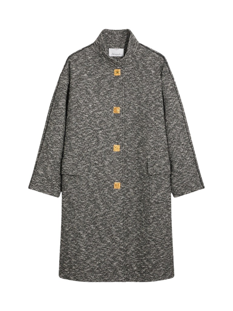 Schiaparelli Oversized High Collar Coat Coats in Schiaparelli Authentic Luxury Fashion at Coveti