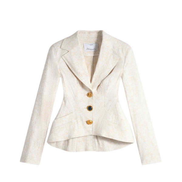 Schiaparelli Oversized Measuring Tape Jacket Jackets in Schiaparelli Authentic Luxury Fashion at Coveti