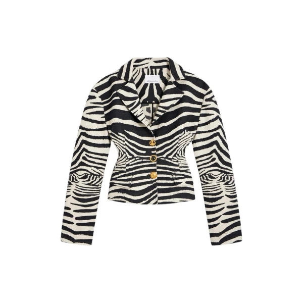 Schiaparelli Oversized Measuring Tape Jacket Jackets in Schiaparelli Authentic Luxury Fashion at Coveti