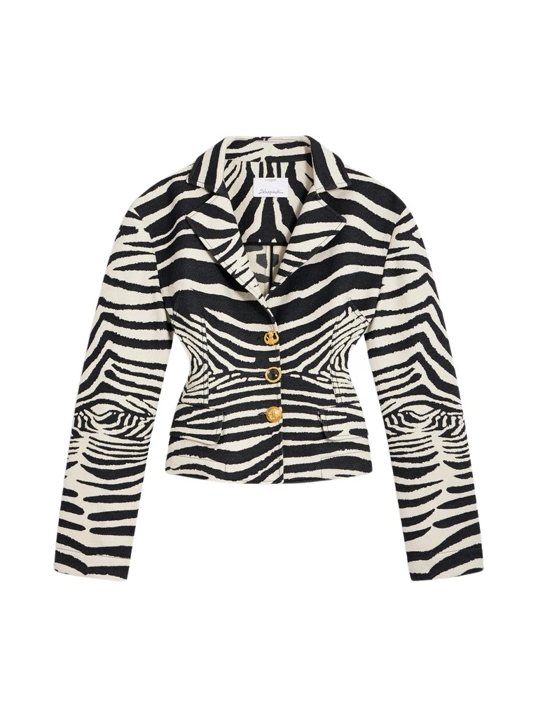 Schiaparelli-Oversized-Measuring-Tape-Jacket-795847_nobg Schiaparelli Oversized Measuring Tape Jacket Jackets in Schiaparelli Authentic Luxury Fashion at Coveti