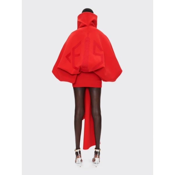 Schiaparelli Oversized Neoprene Bomber Jackets in Schiaparelli Authentic Luxury Fashion at Coveti