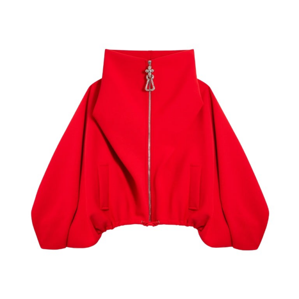 Schiaparelli Oversized Neoprene Bomber Jackets in Schiaparelli Authentic Luxury Fashion at Coveti