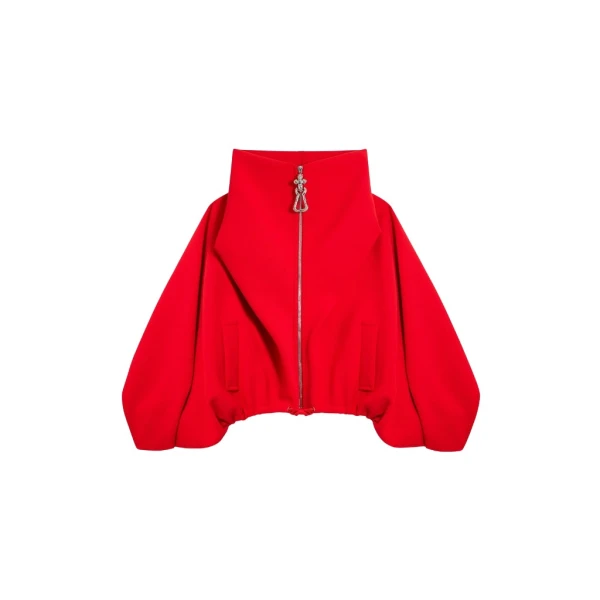 Schiaparelli Oversized Neoprene Bomber Jackets in Schiaparelli Authentic Luxury Fashion at Coveti