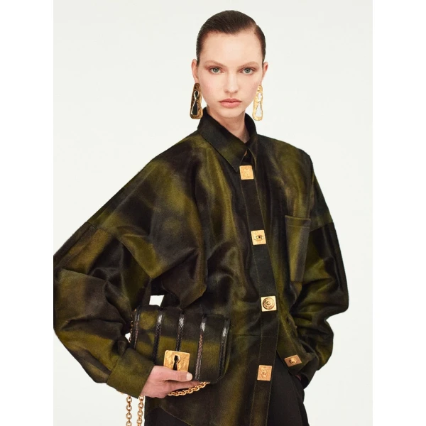 Schiaparelli Oversized Shirt Tops in Schiaparelli Authentic Luxury Fashion at Coveti