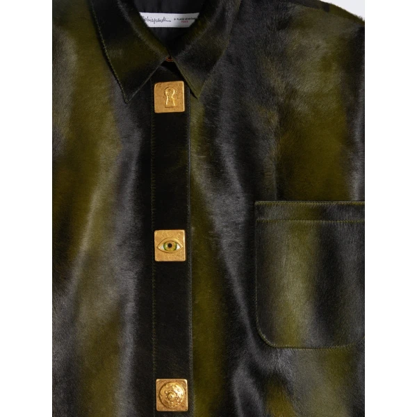 Schiaparelli Oversized Shirt Tops in Schiaparelli Authentic Luxury Fashion at Coveti