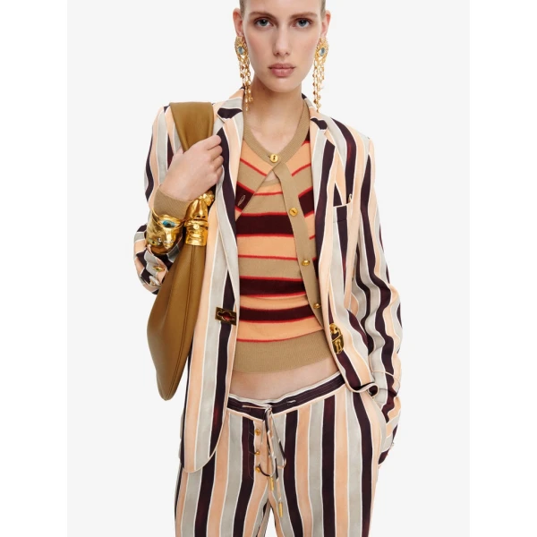 Schiaparelli Padlock Jacket Jackets in Schiaparelli Authentic Luxury Fashion at Coveti