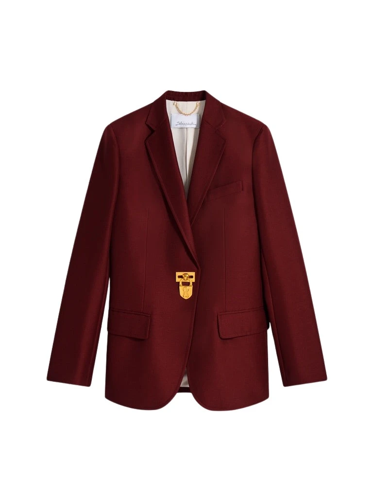 Schiaparelli-Padlock-Jacket-388748_nobg Schiaparelli Padlock Jacket Jackets in Schiaparelli Authentic Luxury Fashion at Coveti