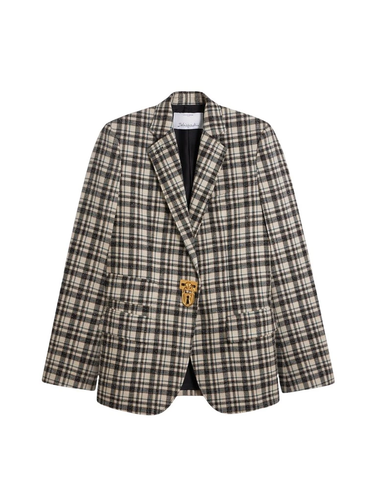 Schiaparelli-Padlock-Jacket-763104_nobg Schiaparelli Padlock Jacket Jackets in Schiaparelli Authentic Luxury Fashion at Coveti