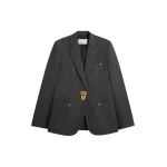 Schiaparelli Padlock Jacket Jackets in Schiaparelli Authentic Luxury Fashion at Coveti