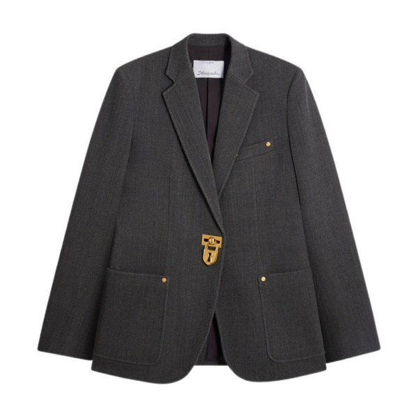 Schiaparelli Padlock Jacket Jackets in Schiaparelli Authentic Luxury Fashion at Coveti