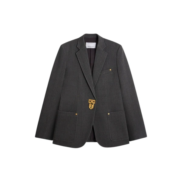 Schiaparelli Padlock Jacket Jackets in Schiaparelli Authentic Luxury Fashion at Coveti
