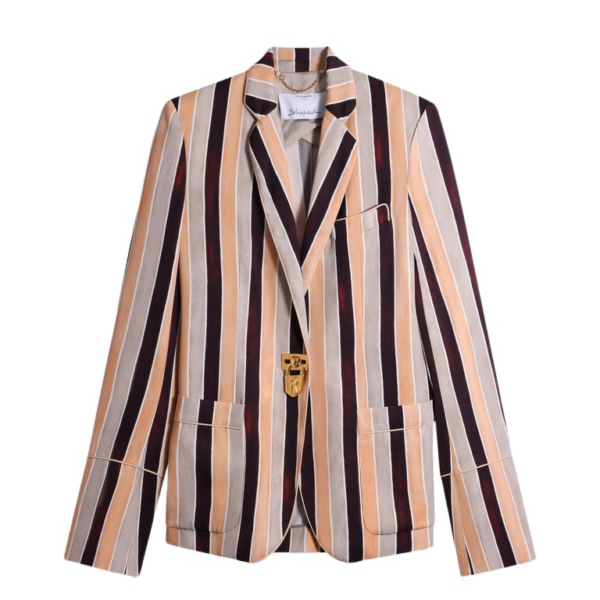 Schiaparelli Padlock Jacket Jackets in Schiaparelli Authentic Luxury Fashion at Coveti
