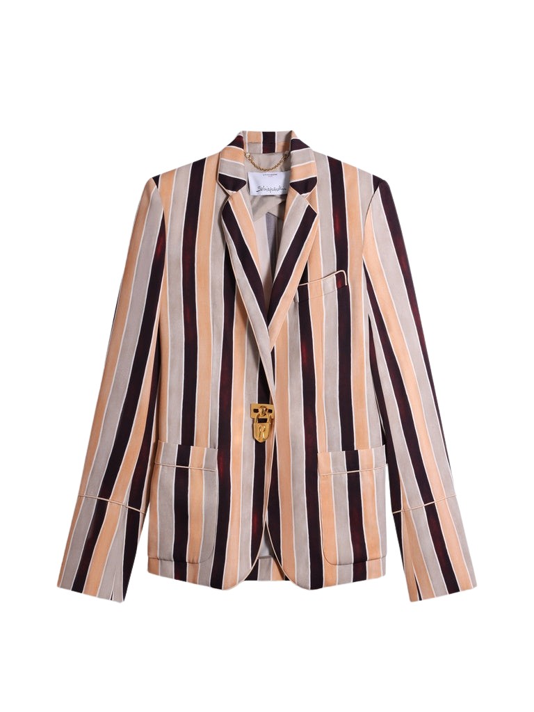 Schiaparelli Padlock Jacket Jackets in Schiaparelli Authentic Luxury Fashion at Coveti