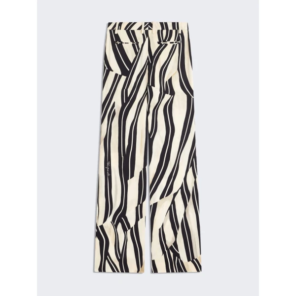 Schiaparelli Paintbrush Boyfit Trousers Pants in Schiaparelli Authentic Luxury Fashion at Coveti