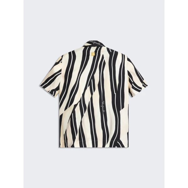 Schiaparelli Paintbrush Short-Sleeved Shirt Tops in Schiaparelli Authentic Luxury Fashion at Coveti