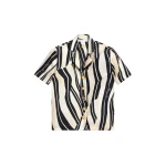 Schiaparelli Paintbrush Short-Sleeved Shirt Tops in Schiaparelli Authentic Luxury Fashion at Coveti