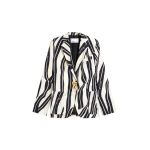 Schiaparelli Paintrbush Padlock Blazer Jacket Jackets in Schiaparelli Authentic Luxury Fashion at Coveti