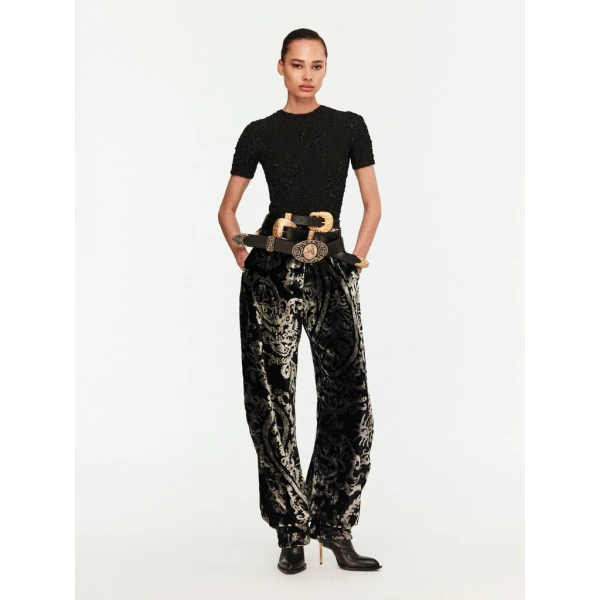 Schiaparelli Paisley-Pattern Bodysuit Bodysuit in Schiaparelli Authentic Luxury Fashion at Coveti