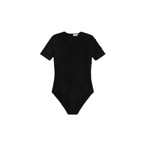 Schiaparelli Paisley-Pattern Bodysuit Bodysuit in Schiaparelli Authentic Luxury Fashion at Coveti