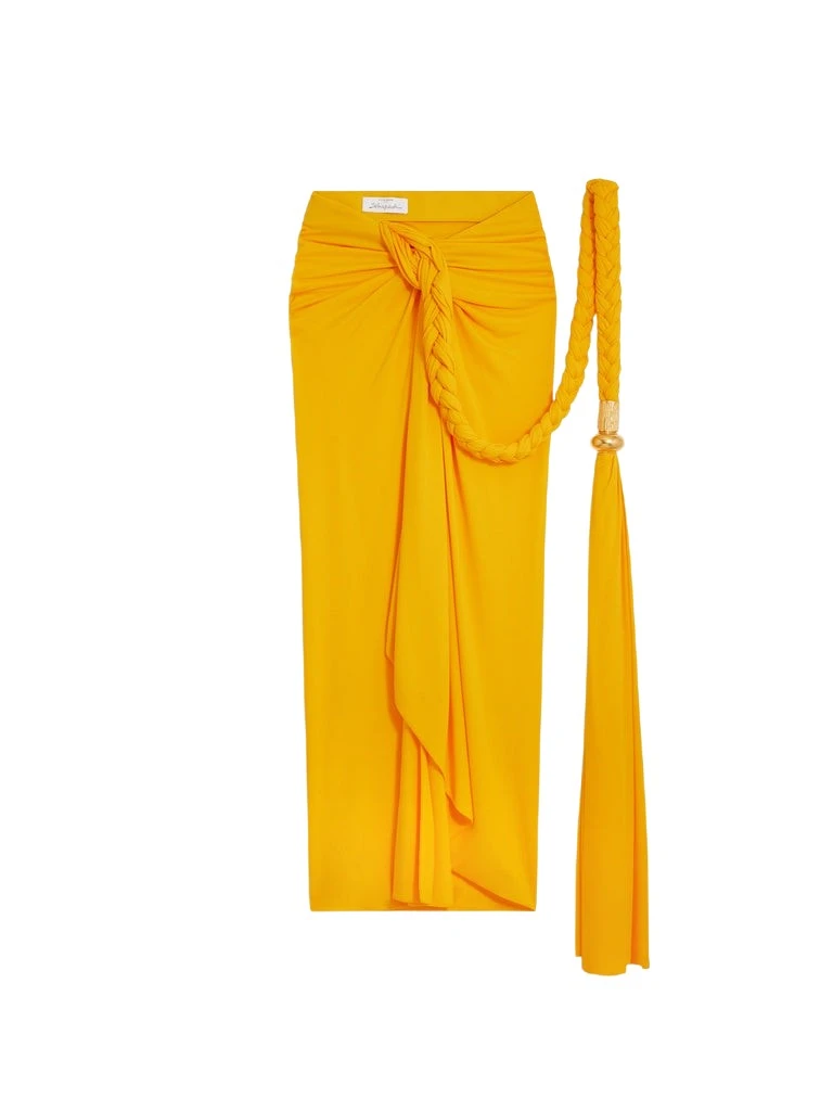 Schiaparelli-Pareo-Braid-Skirt-399004_nobg Schiaparelli Pareo Braid Skirt Skirts in Schiaparelli Authentic Luxury Fashion at Coveti