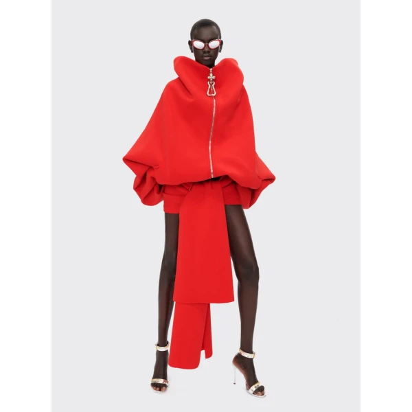 Schiaparelli Pareo Neoprene Miniskirt Skirts in Schiaparelli Authentic Luxury Fashion at Coveti