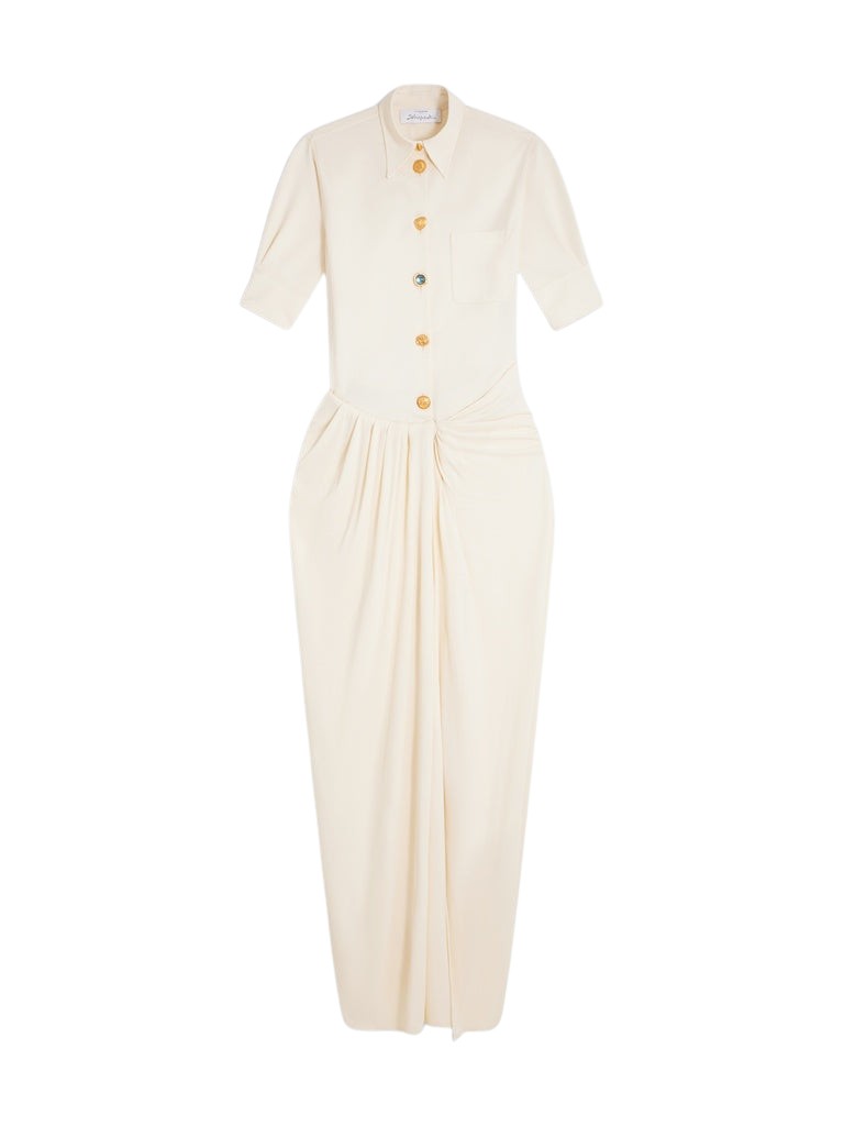 Schiaparelli Pareo Shirt Dress Dresses in Schiaparelli Authentic Luxury Fashion at Coveti