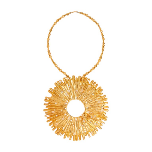 Schiaparelli Pendant Flower Necklace