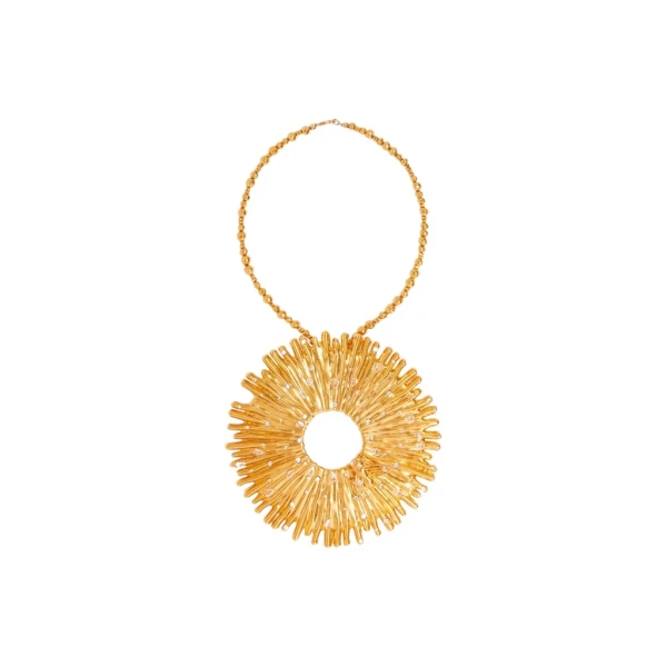 Schiaparelli Pendant Flower Necklace