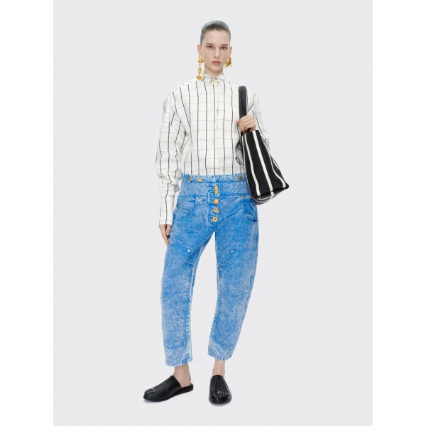 Schiaparelli Perfect Cotton Cowboy Pants Pants in Schiaparelli Authentic Luxury Fashion at Coveti