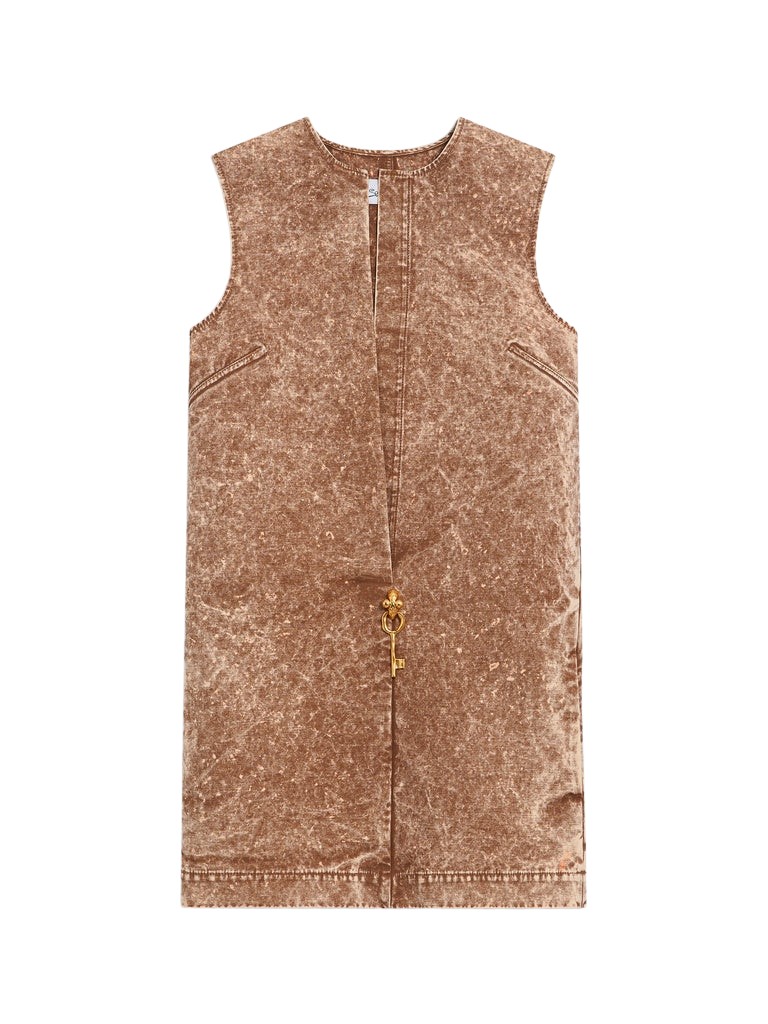 Schiaparelli Perfect Cotton Sleeveless Dress