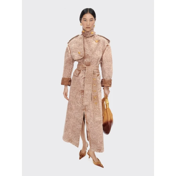 Schiaparelli Perfect Cotton Trench Coats in Schiaparelli Authentic Luxury Fashion at Coveti