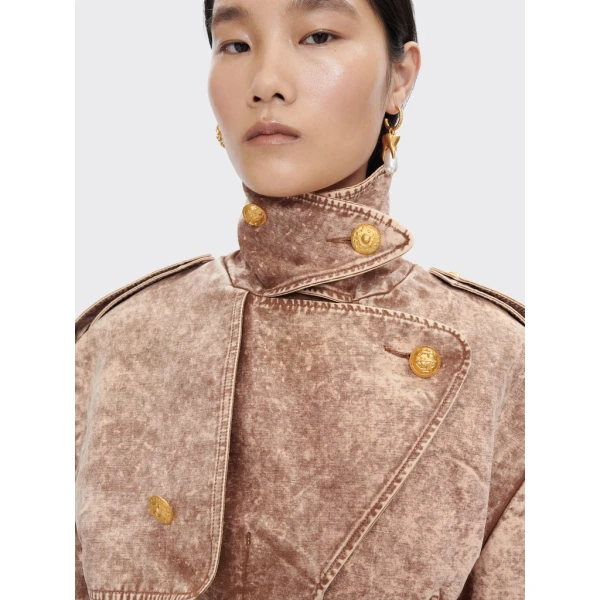 Schiaparelli Perfect Cotton Trench Coats in Schiaparelli Authentic Luxury Fashion at Coveti