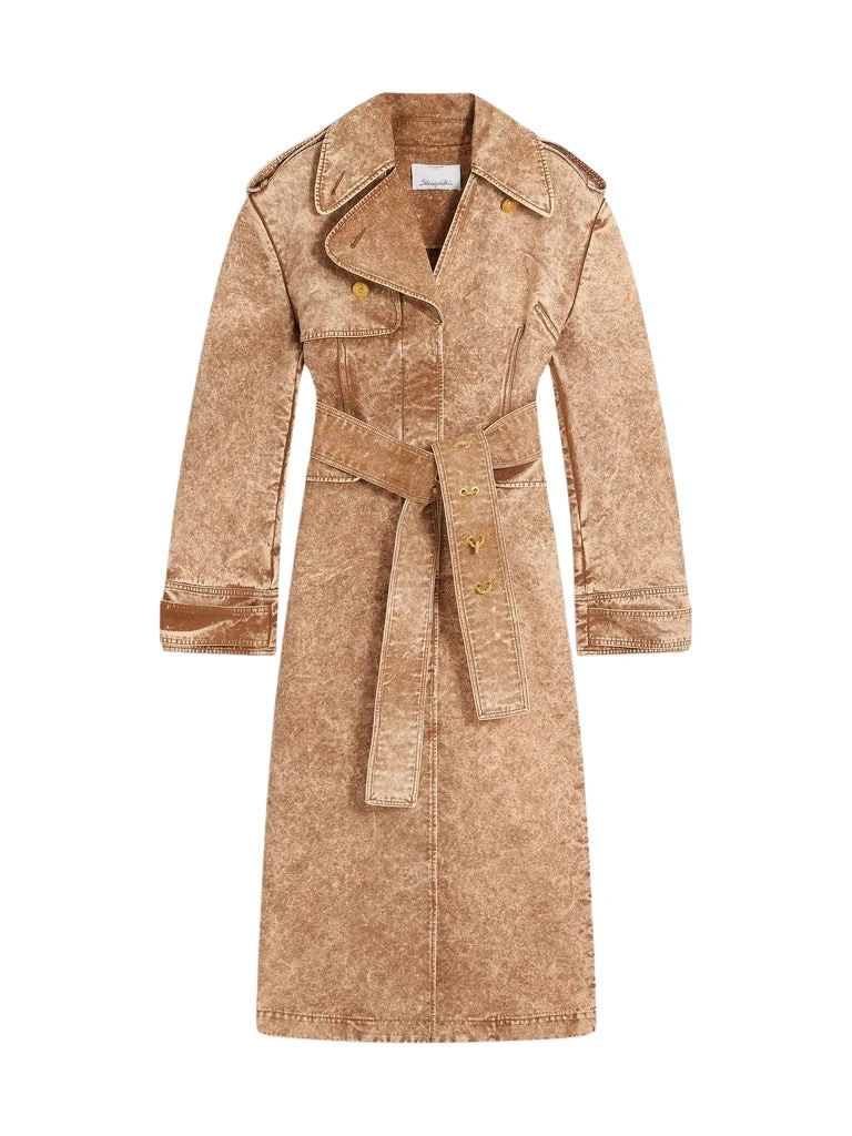 Schiaparelli-Perfect-Cotton-Trench12128_nobg Schiaparelli Perfect Cotton Trench Coats in Schiaparelli Authentic Luxury Fashion at Coveti