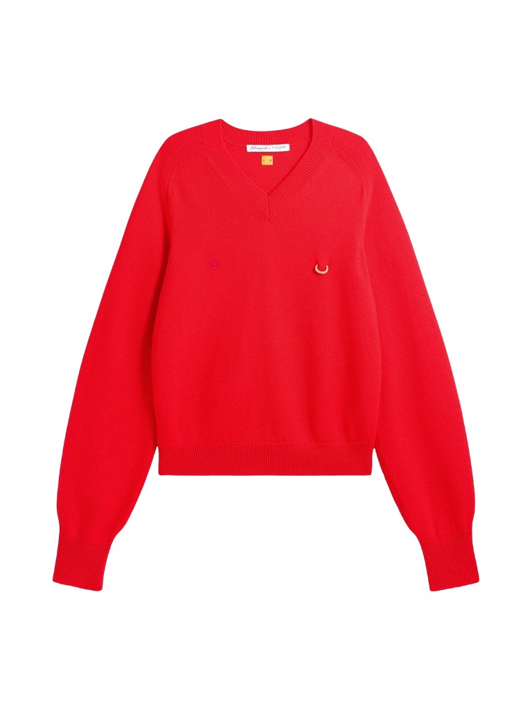 Schiaparelli Pierced Jumper Knitwear in Schiaparelli Authentic Luxury Fashion at Coveti
