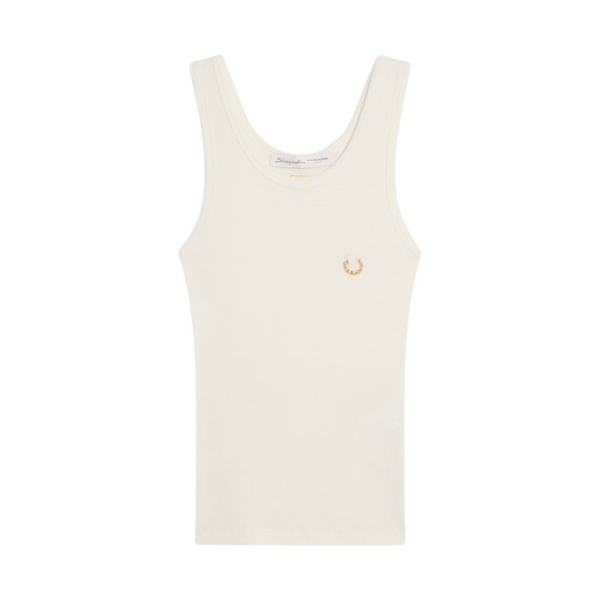 Schiaparelli Pierced Tank Top Tops in Schiaparelli Authentic Luxury Fashion at Coveti