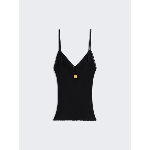 Schiaparelli Piercing Camisole Tops in Schiaparelli Authentic Luxury Fashion at Coveti